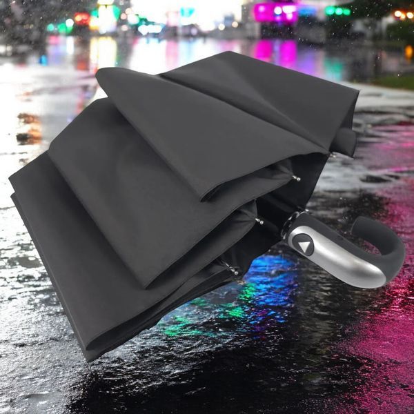Зонт мужской Sponsa Rainy Day SABJ501 Black полуавтомат на 9 спиц 9497 фото