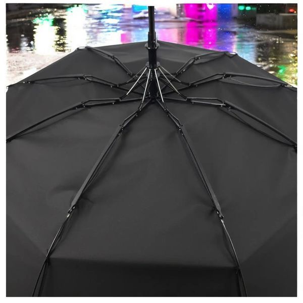 Зонт мужской Sponsa Rainy Day SABJ501 Black полуавтомат на 9 спиц 9497 фото