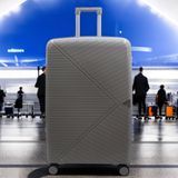 Валіза Easy Move PP304 Grey поліпропілен на 4 колесах розмір L 105 літрів із кодовим замком 12869 фото